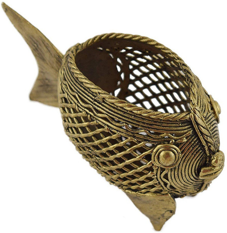 soham crafts Decorative Showpiece  -  14 cm(Brass)