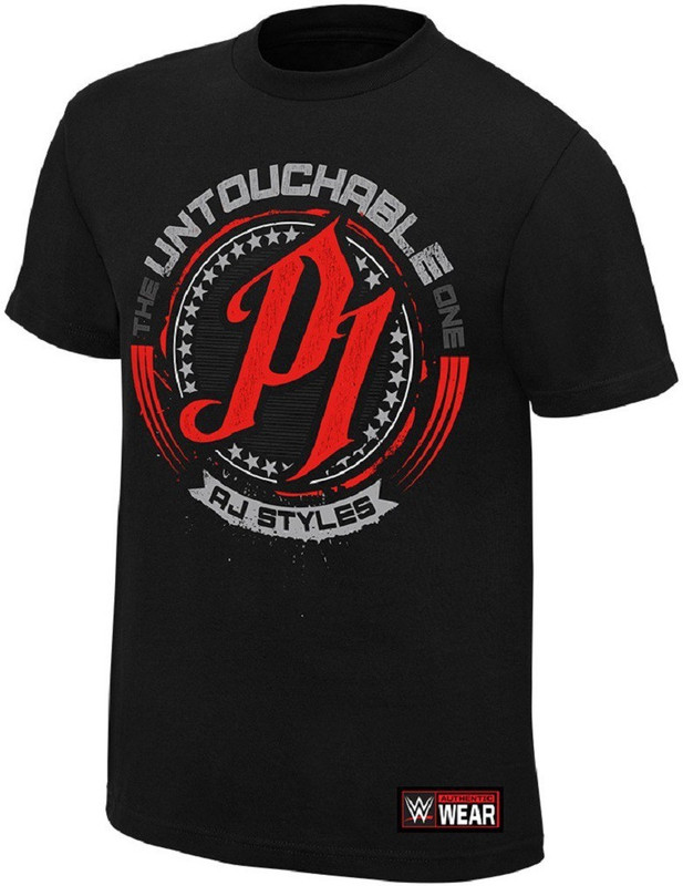 one versus all Graphic Print Men Round or Crew Black T-Shirt