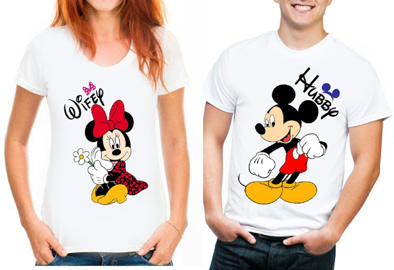 vfesta Graphic Print Men & Women Round Neck White T-Shirt(Pack of 2)