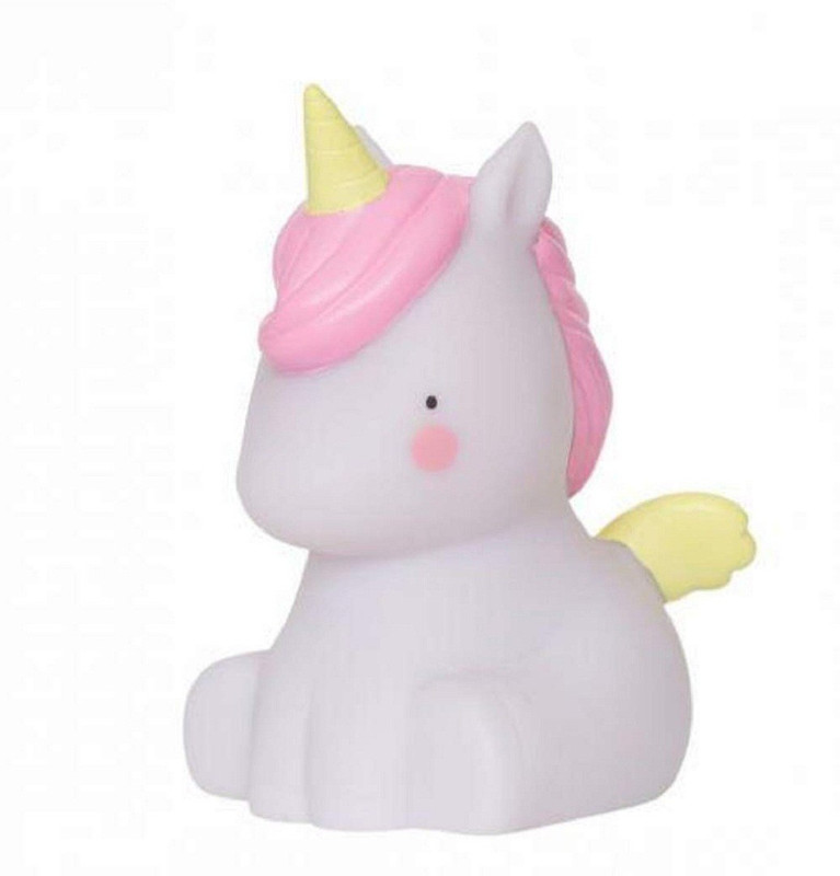 artbee Unicorn Night Light, Cute Nursery Lamp Portable LED Silicone Toy Nightlight Kids Bedroom Table Lamps Night Lamp(14, White)