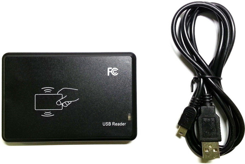 graylogix USB RFID Reader 125 KHz Card Reader(Black)