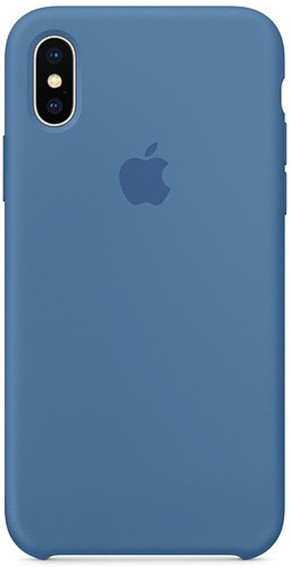 daido Back Cover for iPhone X & XS(Denim Blue, Grip Case, Silicon)