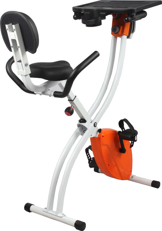 Durafit Recumbant Folding Bike Exercise Bike(Orange)