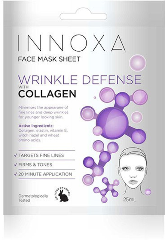innoxa Wrinkle Defense Collagen Face Mask  Face Shaping Mask