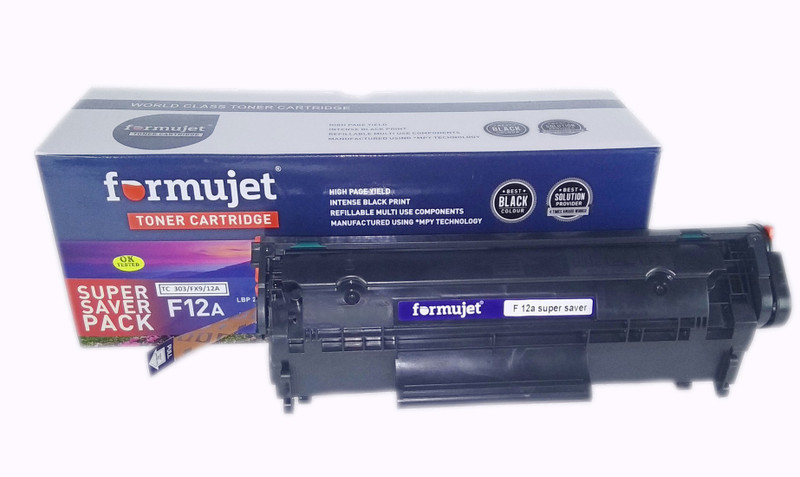 Formujet 303 Toner Cartridge Compatible for Canon Lbp 3000, Lbp-2900, Lbp-2900b Single Color Ink Toner(Black)
