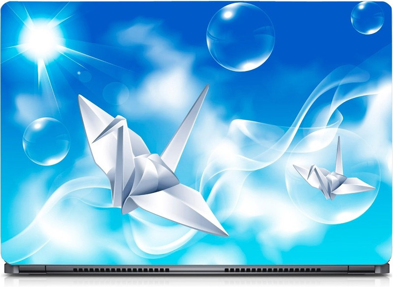 punix Paper Birds Exclusive High Quality Laptop Decal, laptop skin sticker 15.6 inch (15 x 10) Inch new Vinyl Laptop Decal 15.6