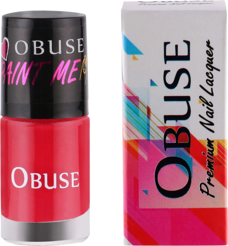 obuse Paint Me Premium Long Lasting Non Toxic Nail Lacquer Pink Shots