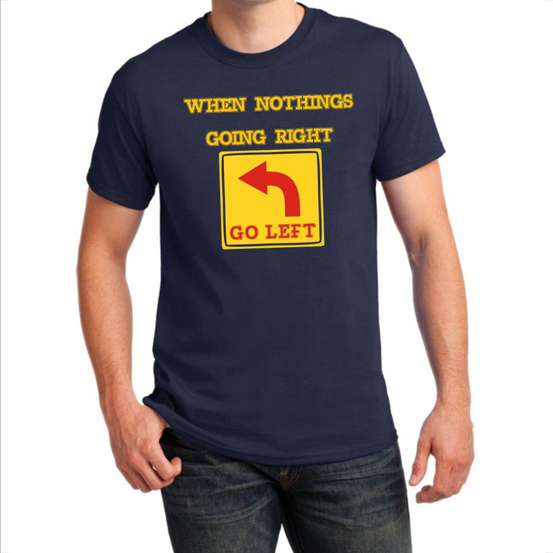 witee Graphic Print Men Round or Crew Blue T-Shirt