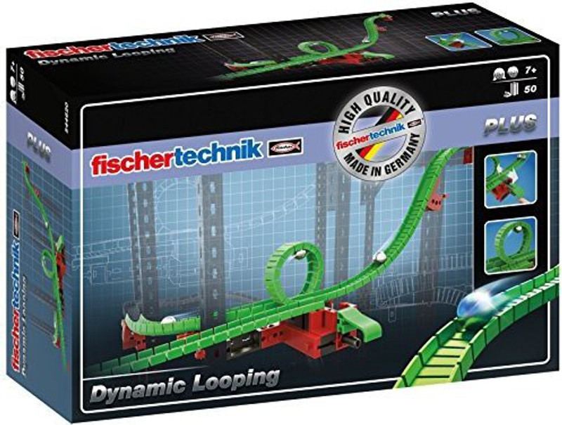 fischertechnik Dynamic Plus Looping Marble Run Construction Accessory, Multi(Multicolor)