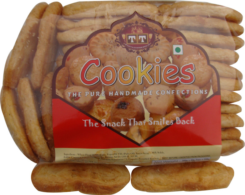 TT COMBO HANDMADE FAN KHARI BISCUITS(350 g, Pack of 5)