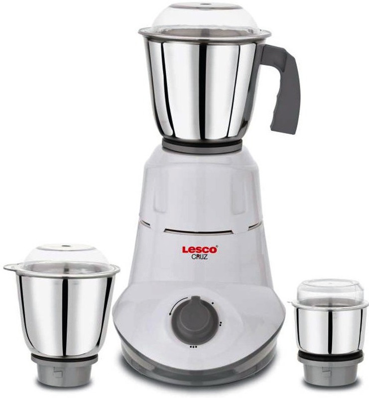 LESCO HOME SERIES CRUZ 650 W Mixer Grinder(COOL GREY, 3 Jars)