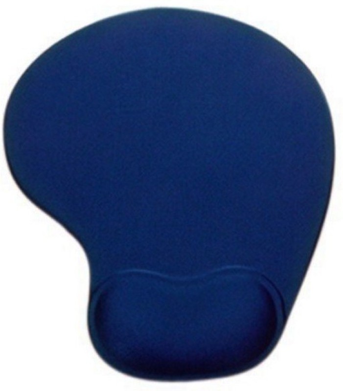 Ruby Wrist Comfort Mouse Pad With Gel For Pc//laptop Mousepad(Navy Blue)
