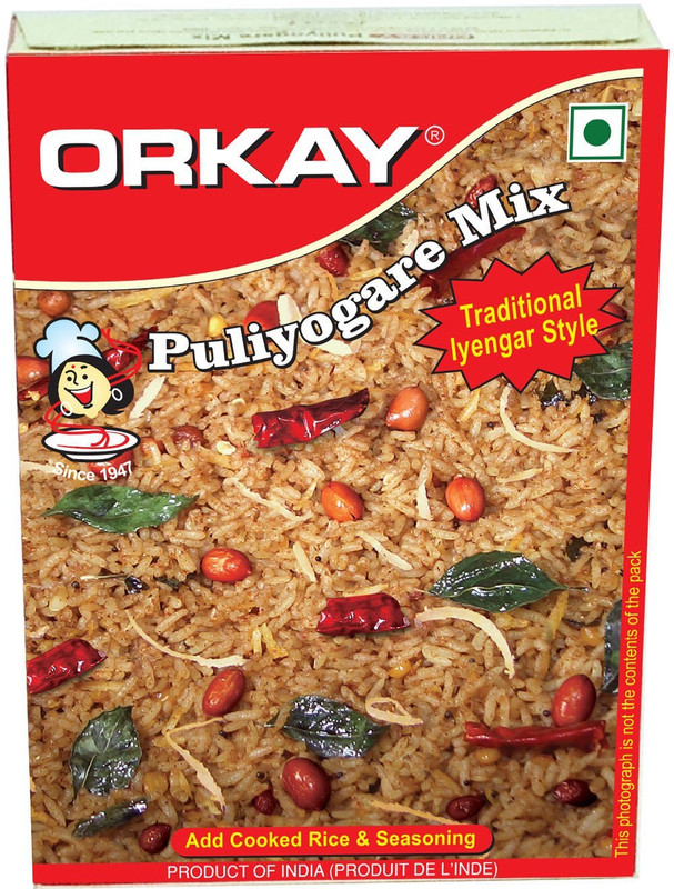 ORKAY Puliyogare Mix pack of 2 400 g(Pack of 2)