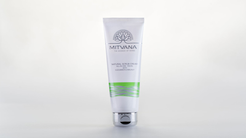 mitvana Natural Scrub Cream 100ml with Cucumber & Walnut Scrub(100 ml)
