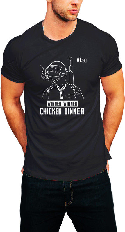 appareltech Graphic Print Men Round or Crew Black T-Shirt