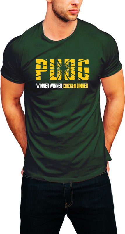 appareltech Graphic Print Men Round or Crew Dark Green T-Shirt