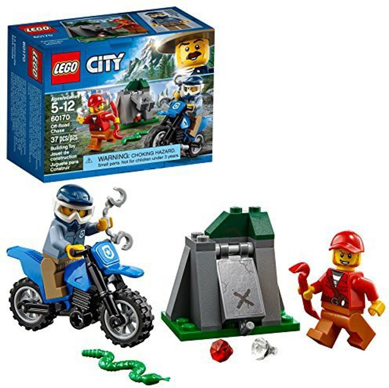 Lego City Off-Road Chase 60170 Building Kit (37 Piece)(Multicolor)