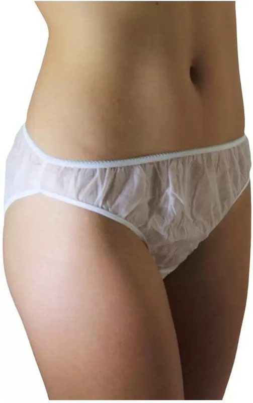 manwo Women Disposable White Panty(Pack of 3)