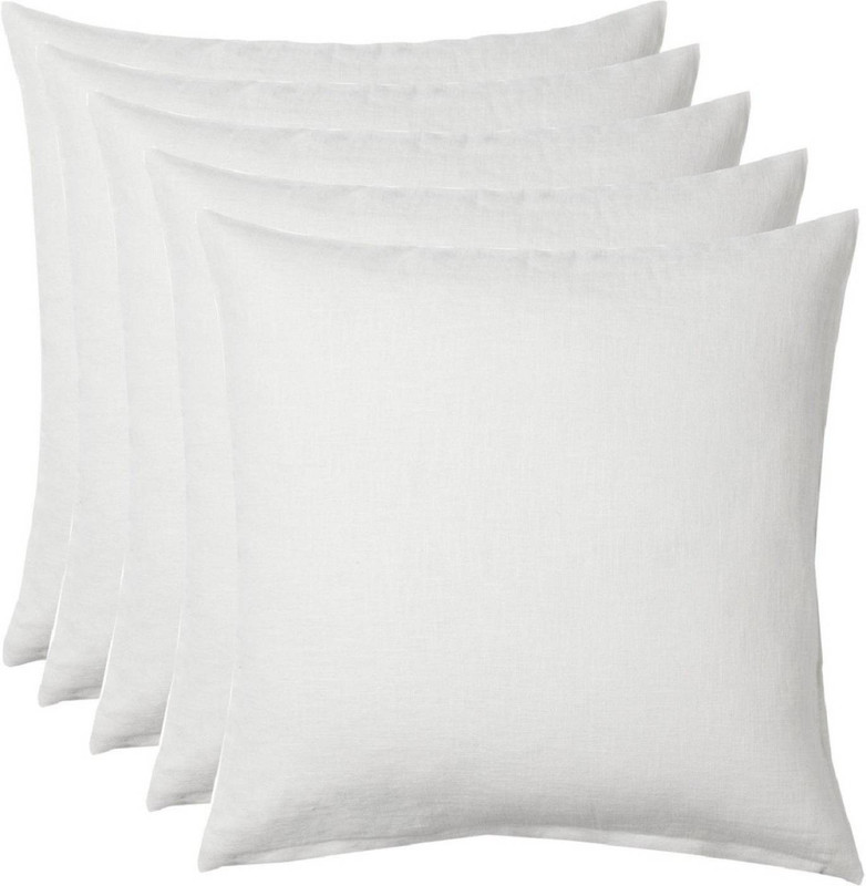 annuva Microfibre square Air Pillow Pack of 5(white strip)