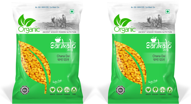 sankalpshri Unpolished Yellow Chana Dal (Split)(500 g)