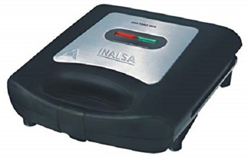 Inalsa EASY TOAST INOX Grill(BLACK-STEEL)