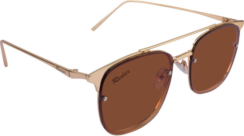 Redex Aviator Sunglasses(Brown)