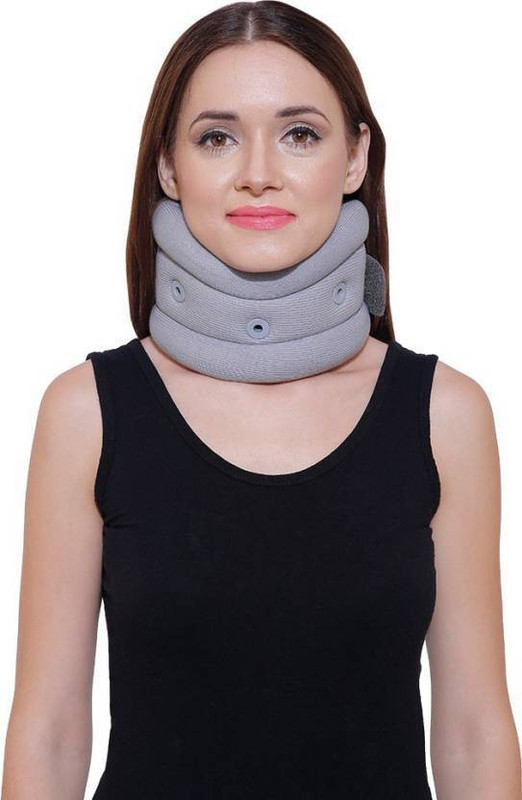 serveuttam Soft Cervical Collar with Support Neck Support(Grey)