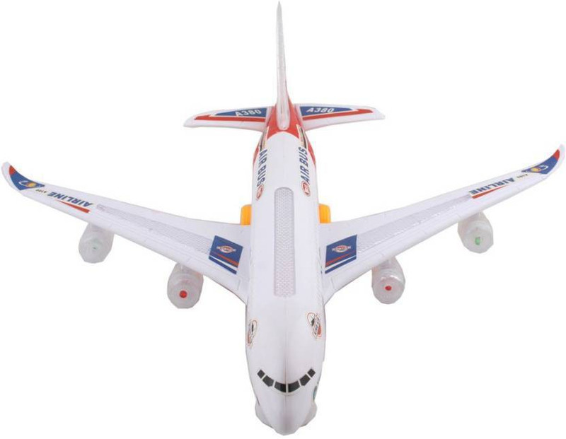 knk toys A380 Airplane musical and lighting toy for kids(Red, White, Pack of: 1)