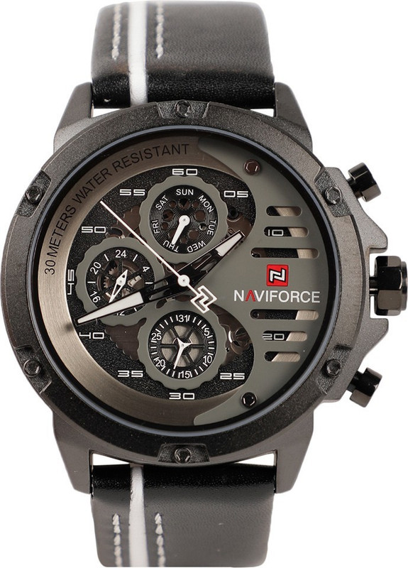 Naviforce NF9110BWB Smart Analog Watch  - For Men