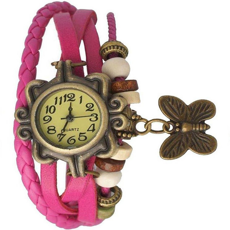 time keeper t Butterfly TK-006 Analog Watch  - For Women