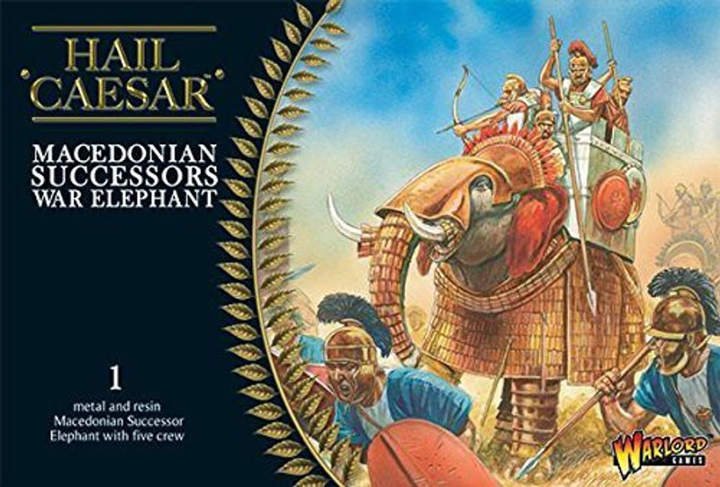 hail caesar Warlord Games, Macedonian Successor War Elephant, Wargaming Miniatures(Multicolor)