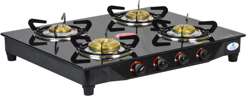 glee gl-4br Stainless Steel Manual Gas Stove(4 Burners)
