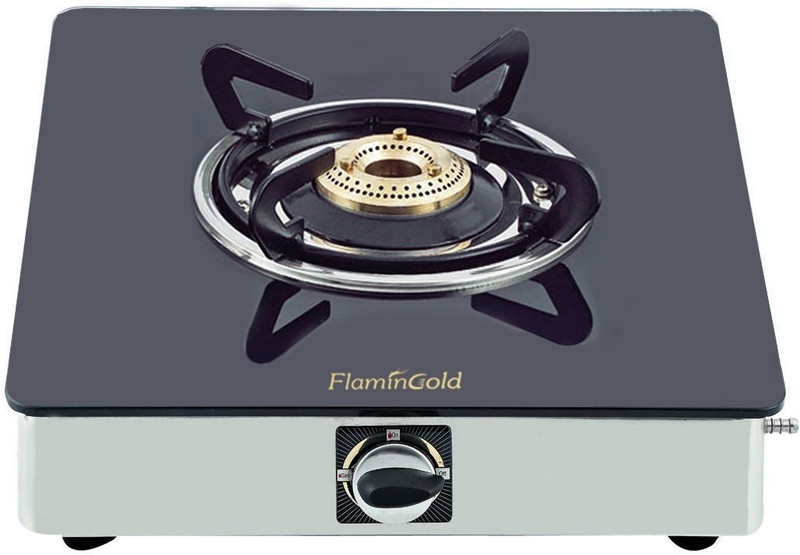 flamingold 1 Burner Glasstop Glass Manual Gas Stove(1 Burners)