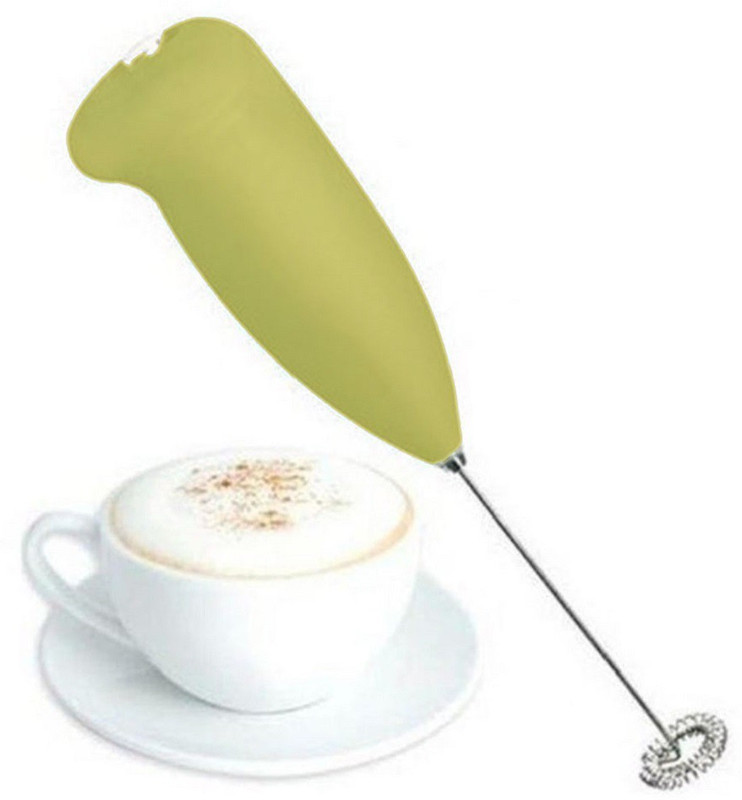 SJ Mini Portable Hand Blender for Coffee Egg Beater with Battery Operated (Multi Color) 3 Hand Blender(Multicolor)