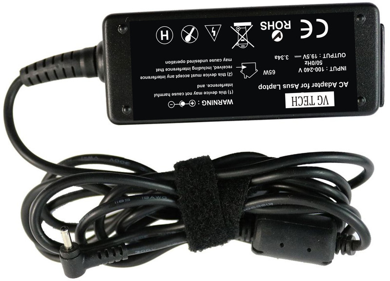 VGTECH Laptop Adaptor Compatible with P50IJ, P50IJ-A1B, P50IJ-SO036X 65 W Adapter(Power Cord Included)