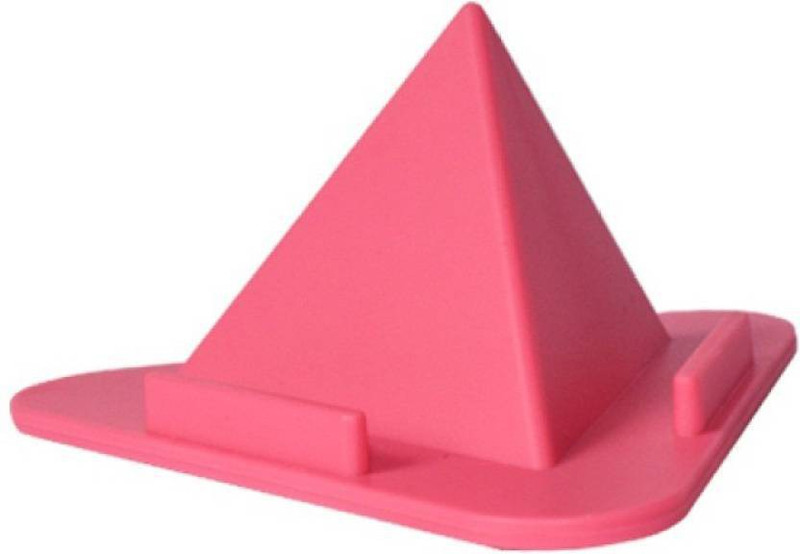 Webilla Pyramid Shape Mobile Stand/Holder/support/Mount Bracket Anti-Slip Strong adhesion slimy Fixate Cell Gel Pads Flourish Lama Compatible For All Mobiles And Tablets Mobile Holder