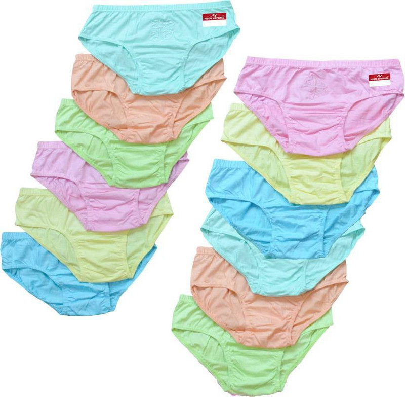 alfisher Women Bikini Multicolor Panty(Pack of 12)