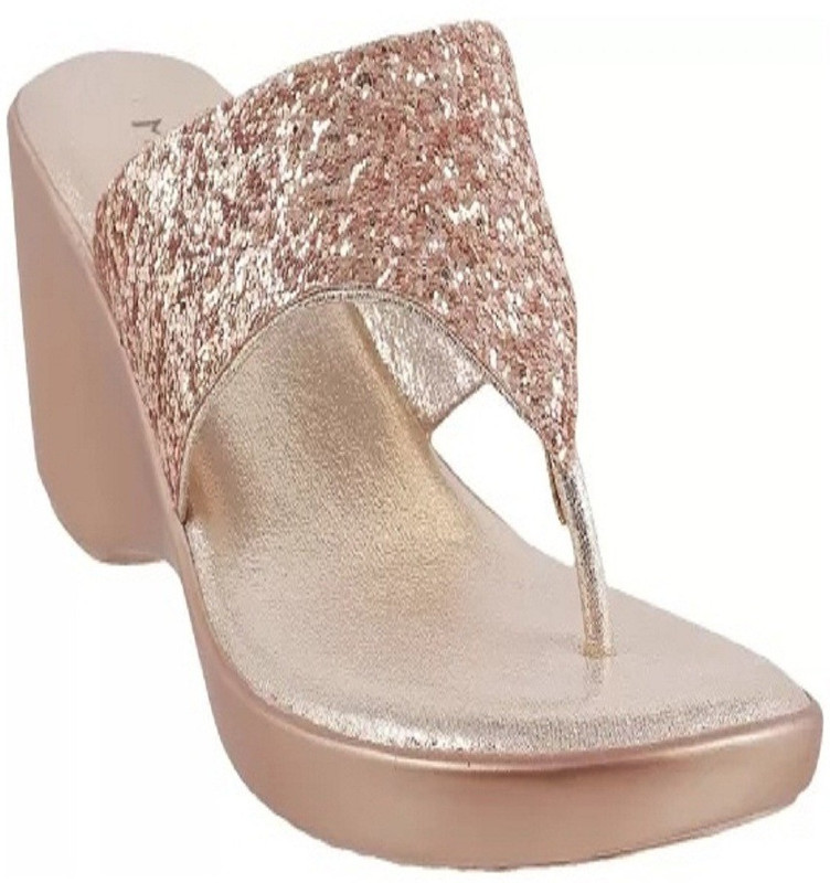 kumkumposhak Women Pink Sandals