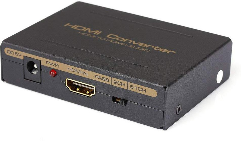 microware audio extractor splitter Media Streaming Device(Black)
