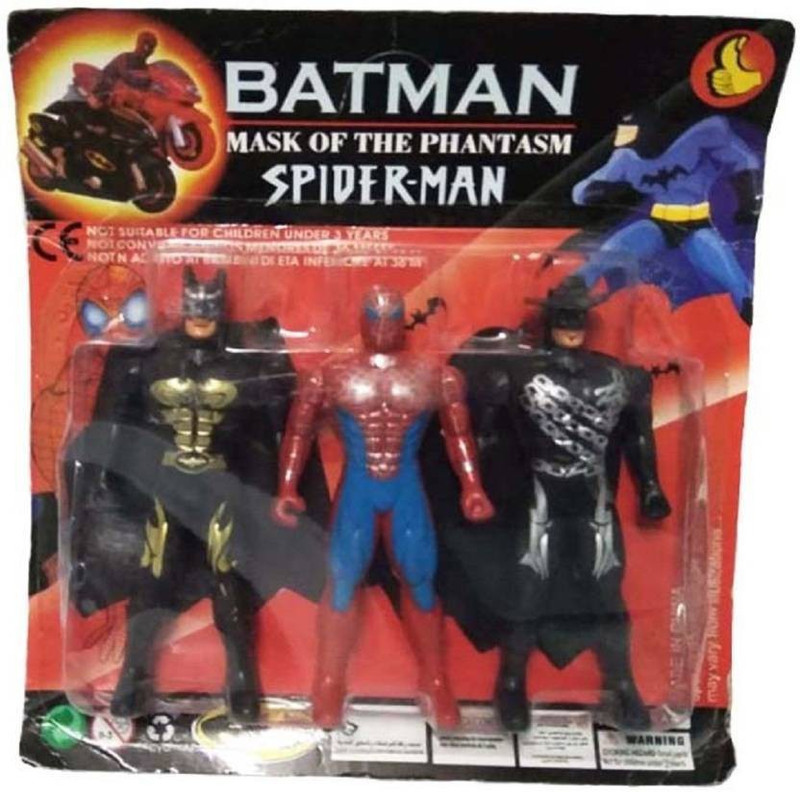 redstart superhero action toys(Red, Blue, Black)