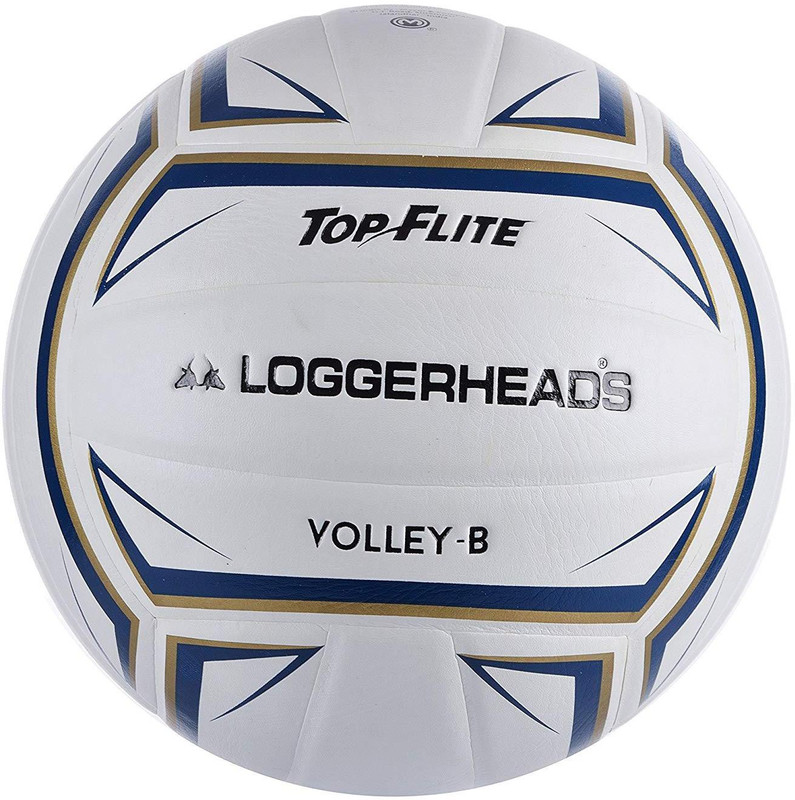 loggerheads Top Flite Volleyball - Size: 4(Pack of 1, White)