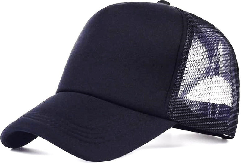 royal trendz Solid Stylish, Adjustable Black, Cotton Cap