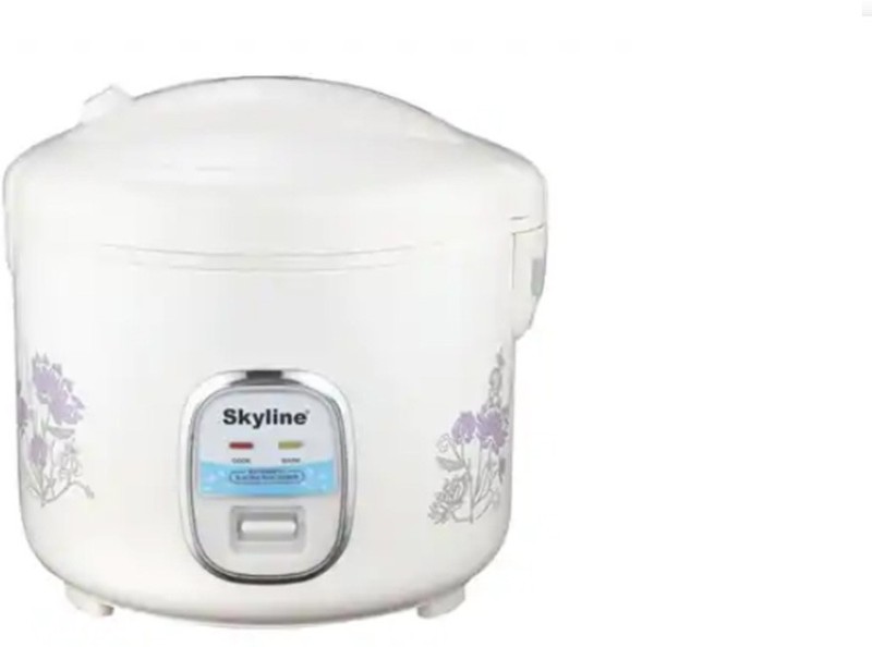 Skyline VT-9062 Electric Rice Cooker(2.8, White)