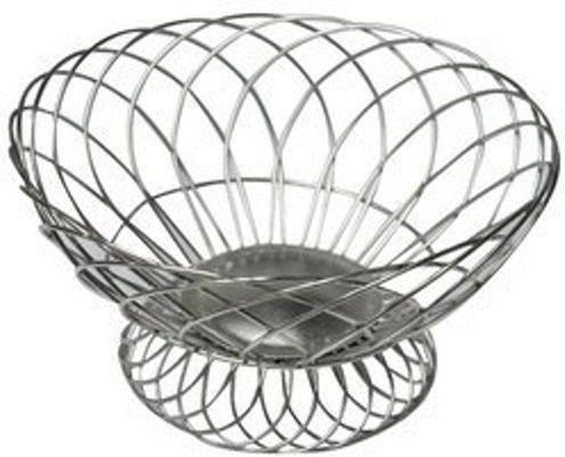 ekitchen Devashree Without Handle No-3 Stainless Steel Fruit & Vegetable Basket(Silver)