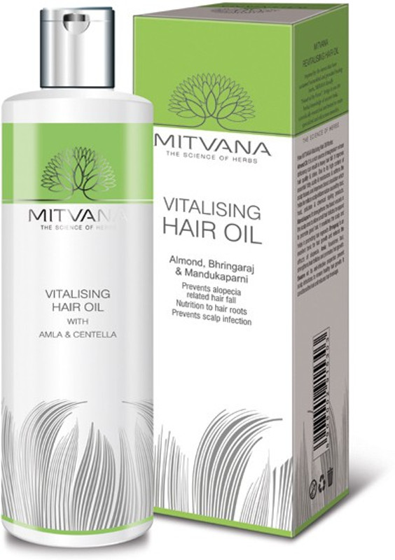 mitvana Vitalising Hair Oil 200ml with Amla & Centella Hair Oil(200 ml)
