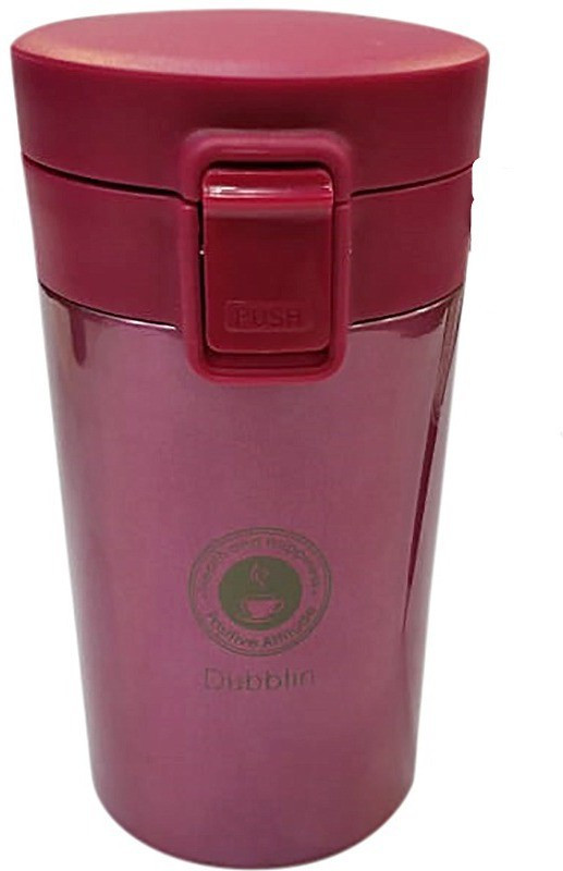 dubblin Stylish Frappe 300ML(PINK) Stainless Steel Mug(300 ml)
