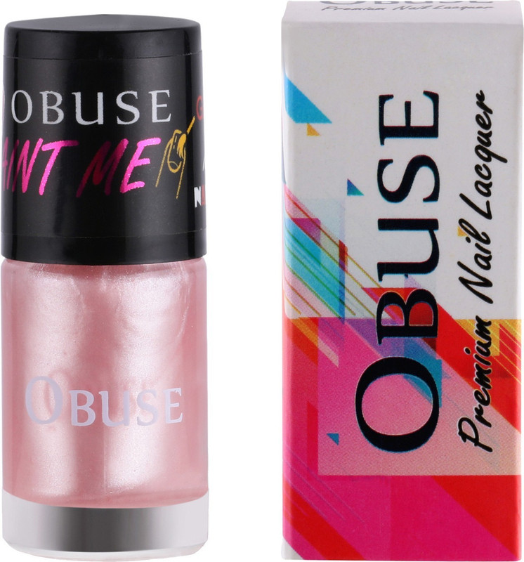 obuse Paint Me Premium Long Lasting Non Toxic Nail Lacquer Pretty Pink