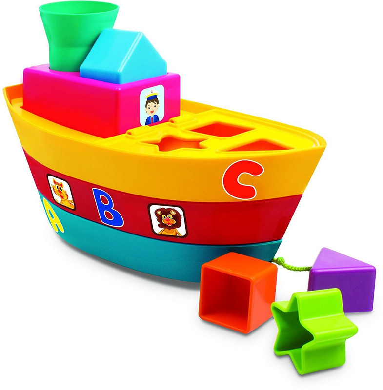 Giggles Stack A Boat Game(Multicolor)
