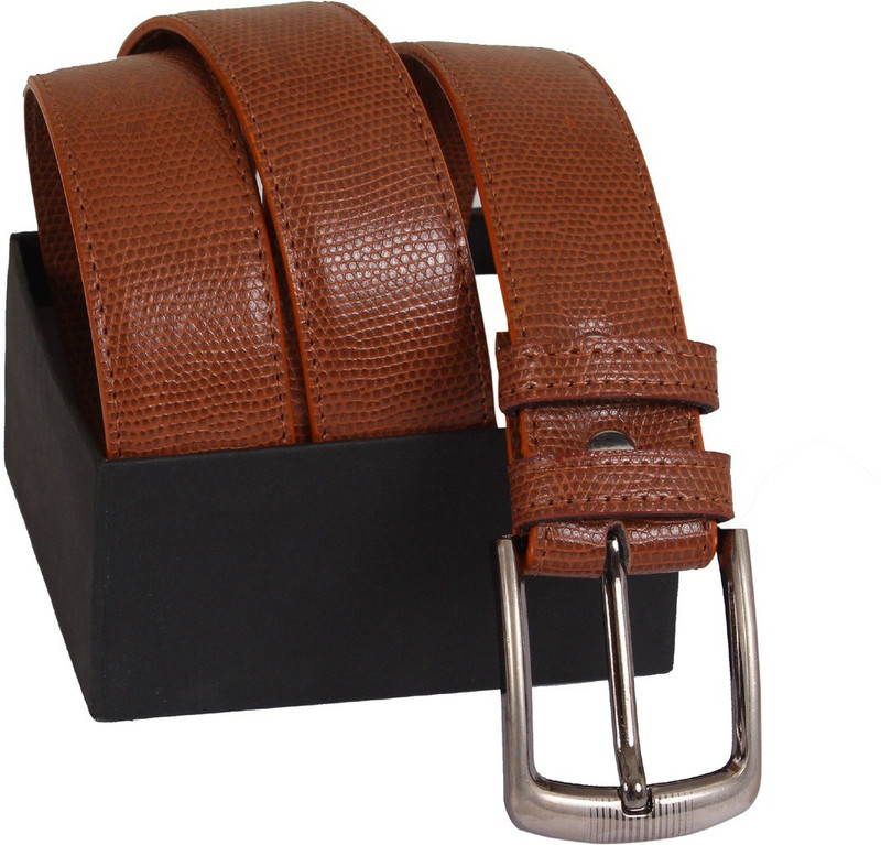 vkl Men Formal, Casual Brown Artificial Leather Belt