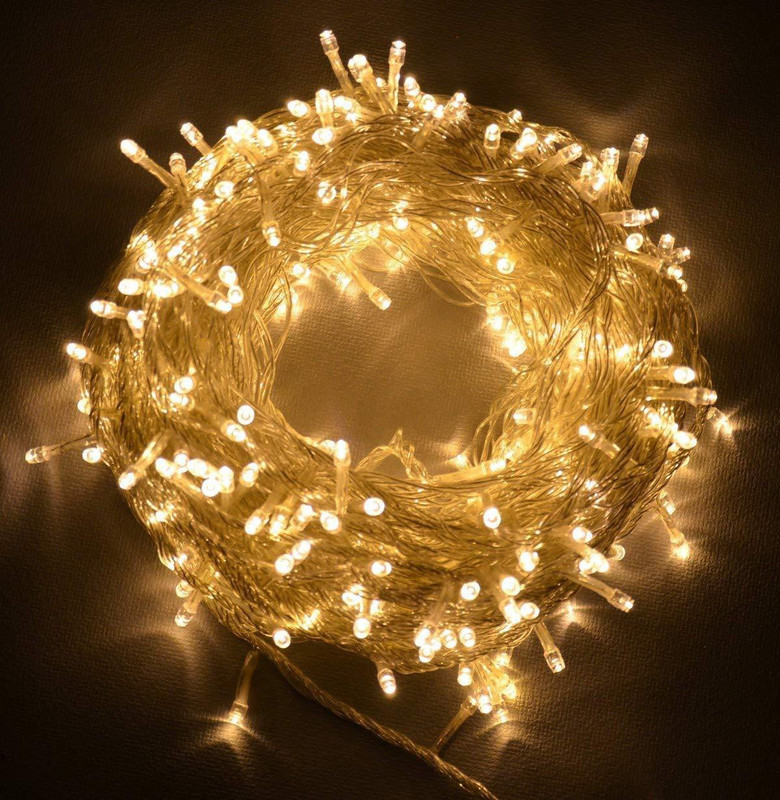 kraftidy 390 inch Gold Rice Lights(Pack of 2)
